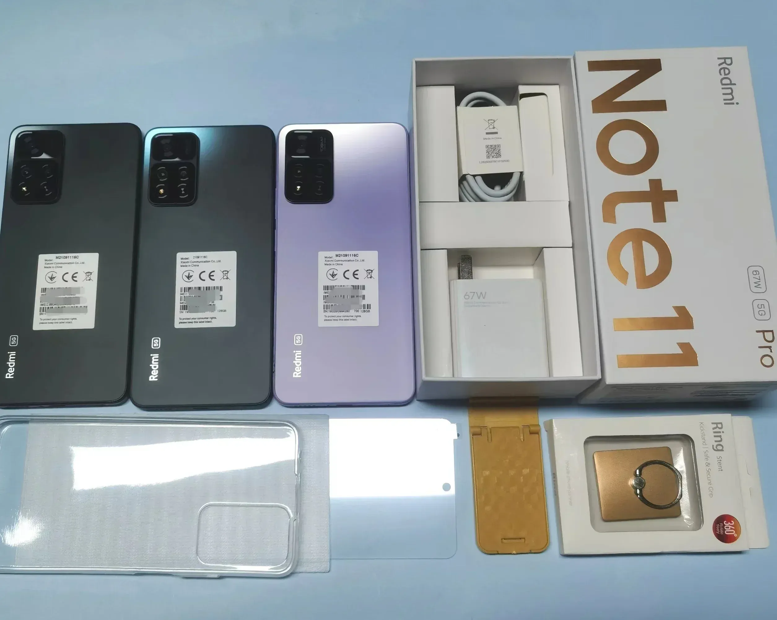 Xiaomi Redmi Note 11 Pro 5G smartphone 108MP Camera Global rom MediaTek Dimensity 920 HyperOS 1.0 5160mAh used phone - Imagen 5