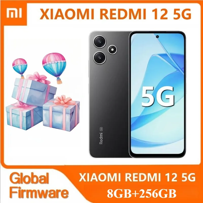 XIAOMI Redmi 12 5G (8GB+256GB) Ice Porcelain White, Snapdragon 4 Gen2, 90Hz Display。 - Imagen 1