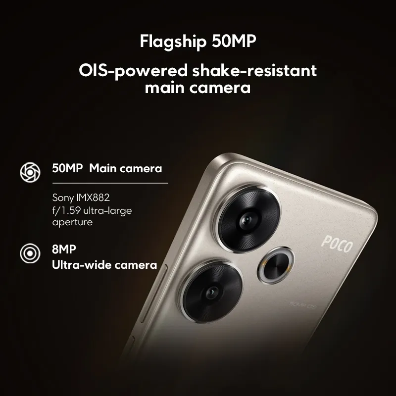 NEW Global Version POCO F6 Smartphone Snapdragon®8s Gen 3 1.5K CrystalRes AMOLED 90W Turbo Charging 5000mAh 50MP camera with OIS - Imagen 4