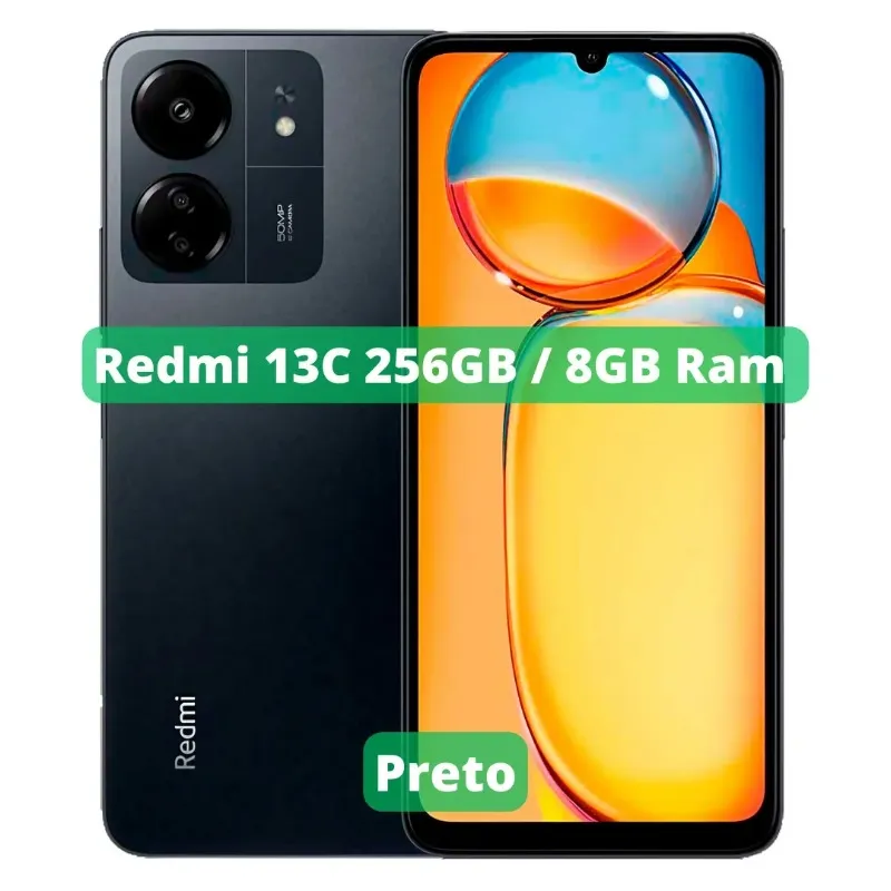 Xiaomi Redmi 13C Versão Global | Smartphone 4G , ROM Global , Câmera 50MP , Carregador  18W Mobile Phones Smartphone - Imagen 5