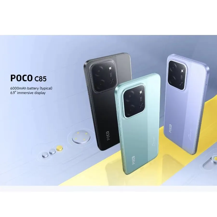 POCO C85 Global edition smartphone 8GB+256GB ROM 6.9-inch large HD display 5000mah long-lasting battery 2026 latest model - Imagen 4