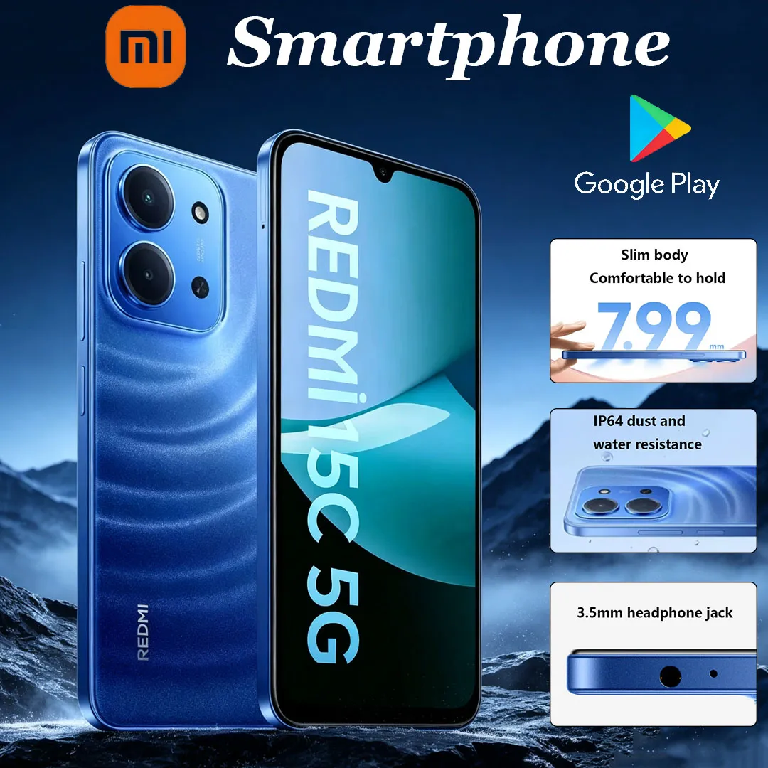 New Xiaomi Redmi 15C Smartphone 120Hz Screen 6000mAh Battery 5G Dual-SIM Strong Performance Gaming Mobile Phone 8+256GB Memory - Imagen 1