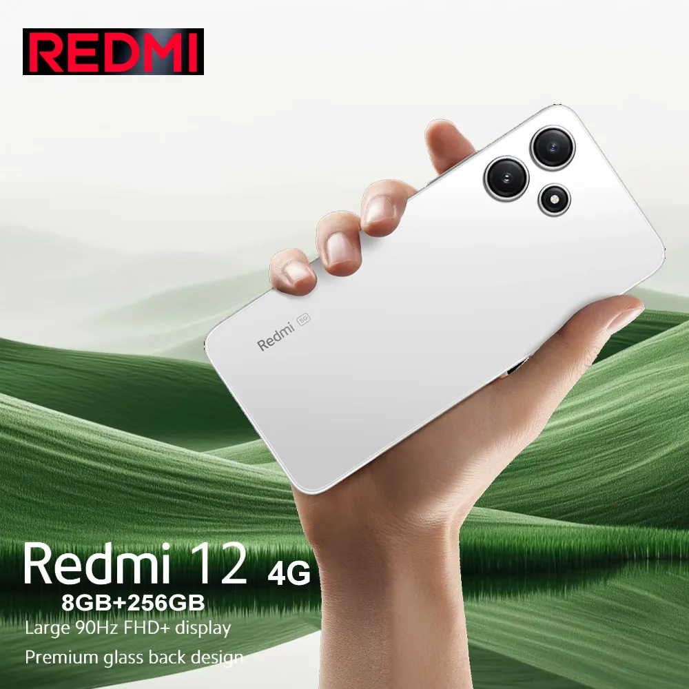 XIAOMI mobile phone REDMI 12 smart phone 8GB+256GBn memory 5000mAh battery Mediatek Helio G88c processor / body thickness 8.17mm - Imagen 1