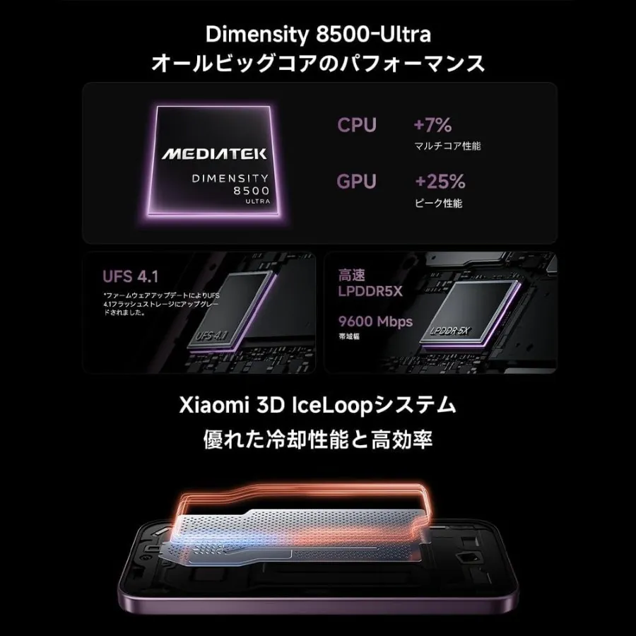 XIAOMI 17T Ai 5G Compatible with Tmobile Mint Tello and Global (256GB + 12GB) NFC Global ROM Unlocked 50MP Triple Pro Leica Cam eSIM 6 - Imagen 2