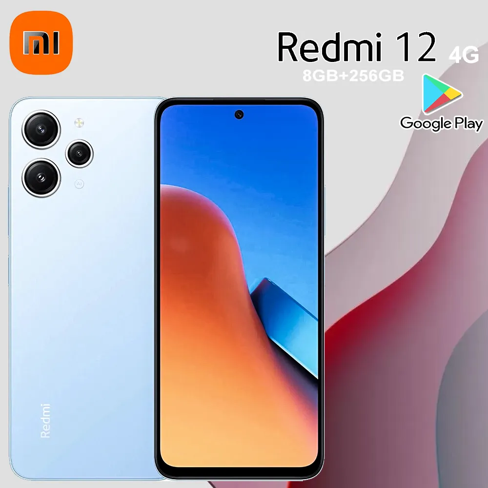 XIAOMI 2460×1080 pixel smart HD mobile phone fashion thin and thin REDMI 12 mobile phone 8GB+256GBn memory 5000mAh battery capac - Imagen 4