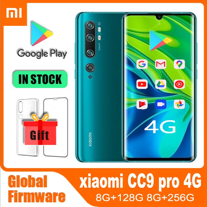 Global rom Smartphone Xiaomi CC9 Pro/Mi Note 10 4G Cellphones android snapdragon used phone - Imagen 1