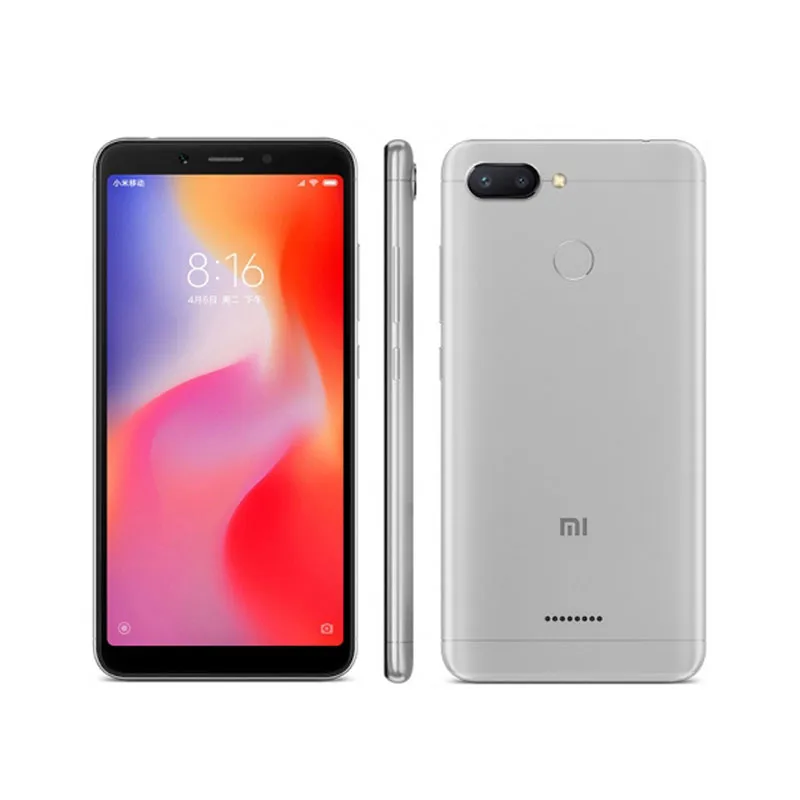 Global firmware Xiaomi Redmi 6 Smartphone 4G 64G 5.45 "MediaTek Helio P22 Android 8.1Posterior fingerprint used phone - Imagen 4
