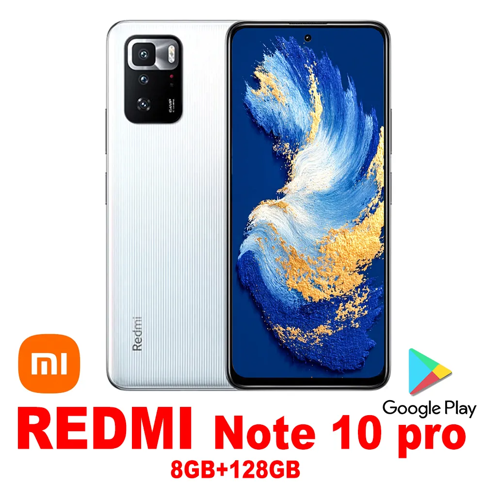 XIAOMI Redmi Note 10 pro 2400x1080 resolution 8GB +128GB fashion smart phone NFC - Imagen 4