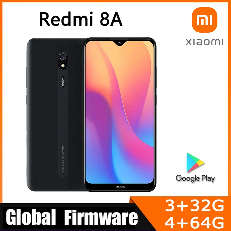 Global firmware Xiaomi Redmi 8A Smartphome with Phone ,4GB 64GB Battery 5000mAh Snapdargon 439 12MP Camera Mobile used Phone - Imagen 1