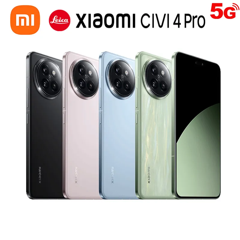 New Xiaomi Civi 4 Pro 5G Snapdragon8S Gen3 Smartphone Global Firmware 2750x1236px 6.55 Inch 4700mAh  HyperOS Leica Camera 50MP - Imagen 1