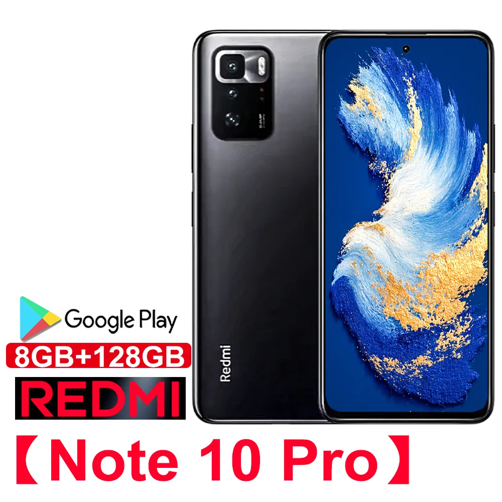 XIAOMI Redmi Note 10 pro fashion smartphone 8GB+128GB/5000mah battery capacity/side fingerprint unlock/facial recognition/NFC - Imagen 1