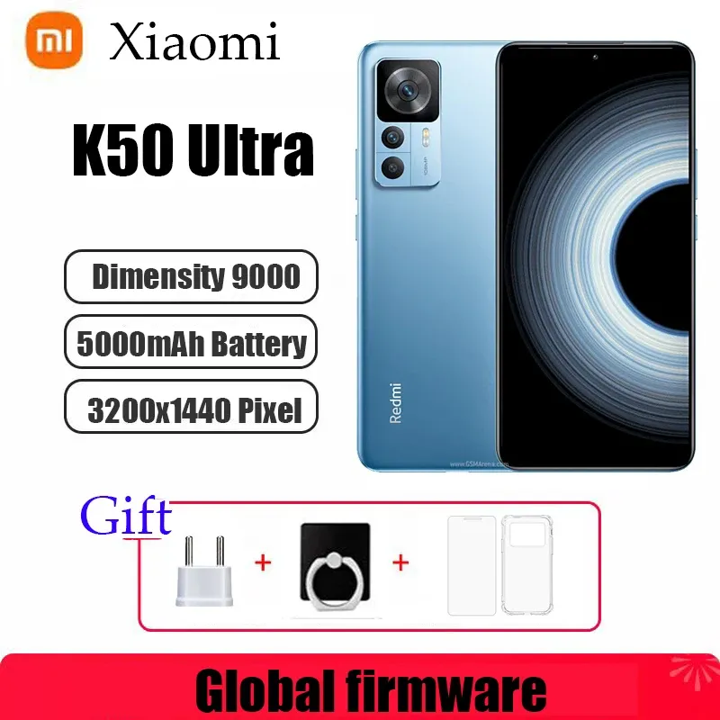 Global firmware xiaomi Redmi K50 Ultra Smartphone  5G 6.67 inch Android  Snapdragon 8+ Gen 1 5000mAh Battery used phone - Imagen 1