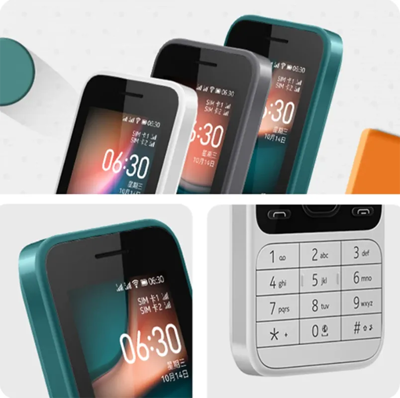 Finland Made 6300 4G mobile phone Feature Phone Dual SIM KaiOS Wifi Multilingual 2.4 Inch FM Radio Bluetooth  used phone - Imagen 6