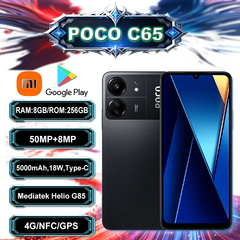 [EU/US/UK specifications] Original Xiaomi Poco C65 6.74-inch LCD screen fashion camera smartphone - Imagen 1
