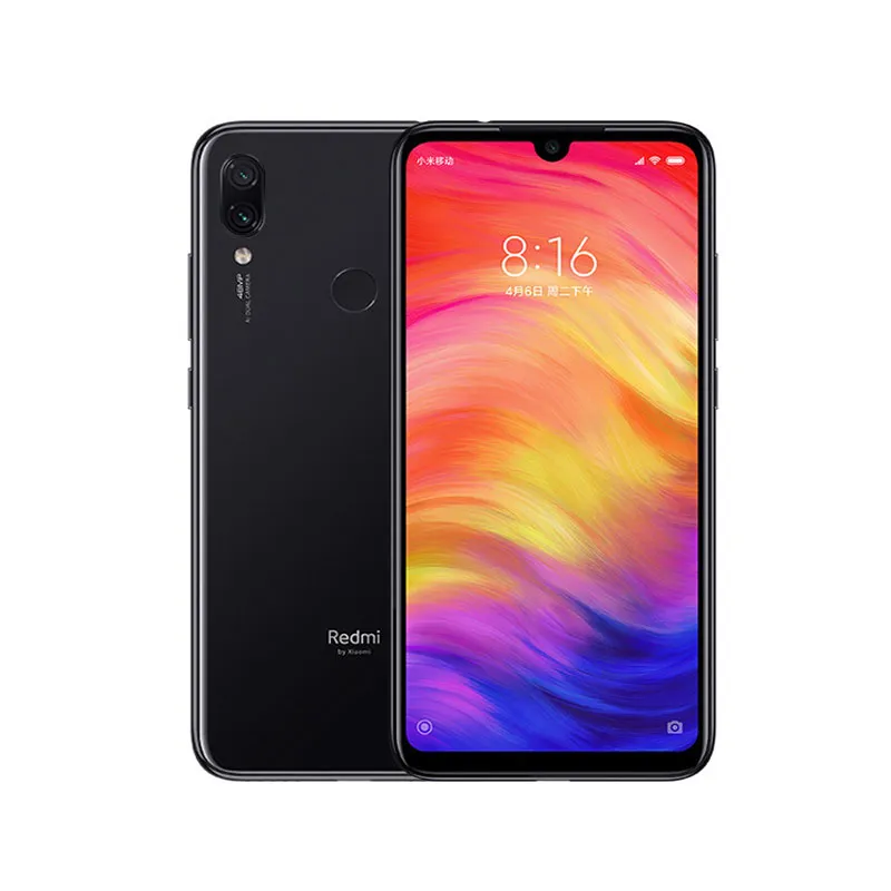 Xiaomi Redmi Note 7 6G 64G Global firmware Cellphone Original Smartphone Snapdragon 660 Posterior fingerprint used phone - Imagen 4