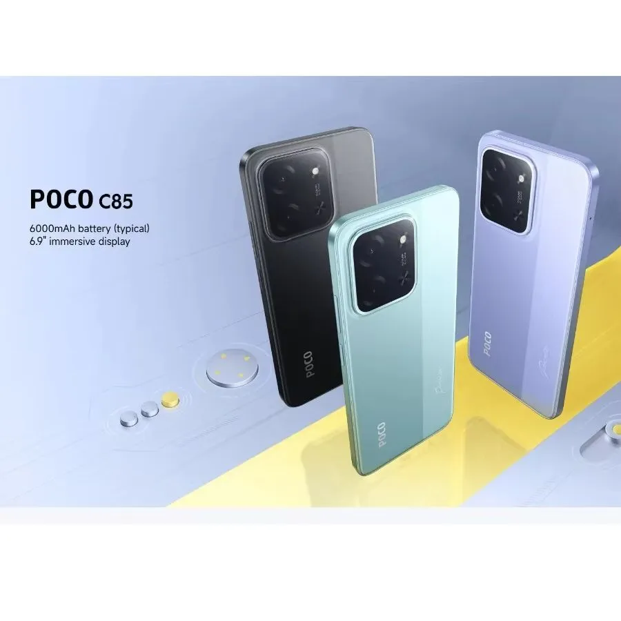 POCO C85 Smartphone: 6.9-inch 120Hz LCD, 50MP AI Camera, 6000mAh Battery, 33W Fast Charging, Helio G81 Ultra, 8GB+256GB - Imagen 4