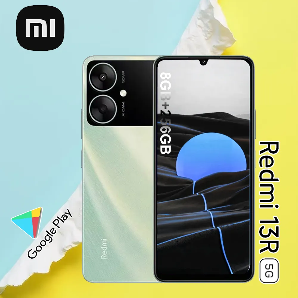 XIAOMI/Redmi 13R 8GB+256GB smart phone 5G/built-in 5000mAh typical capacity battery/6.74-inch water drop LCD screen 1600×720 - Imagen 1