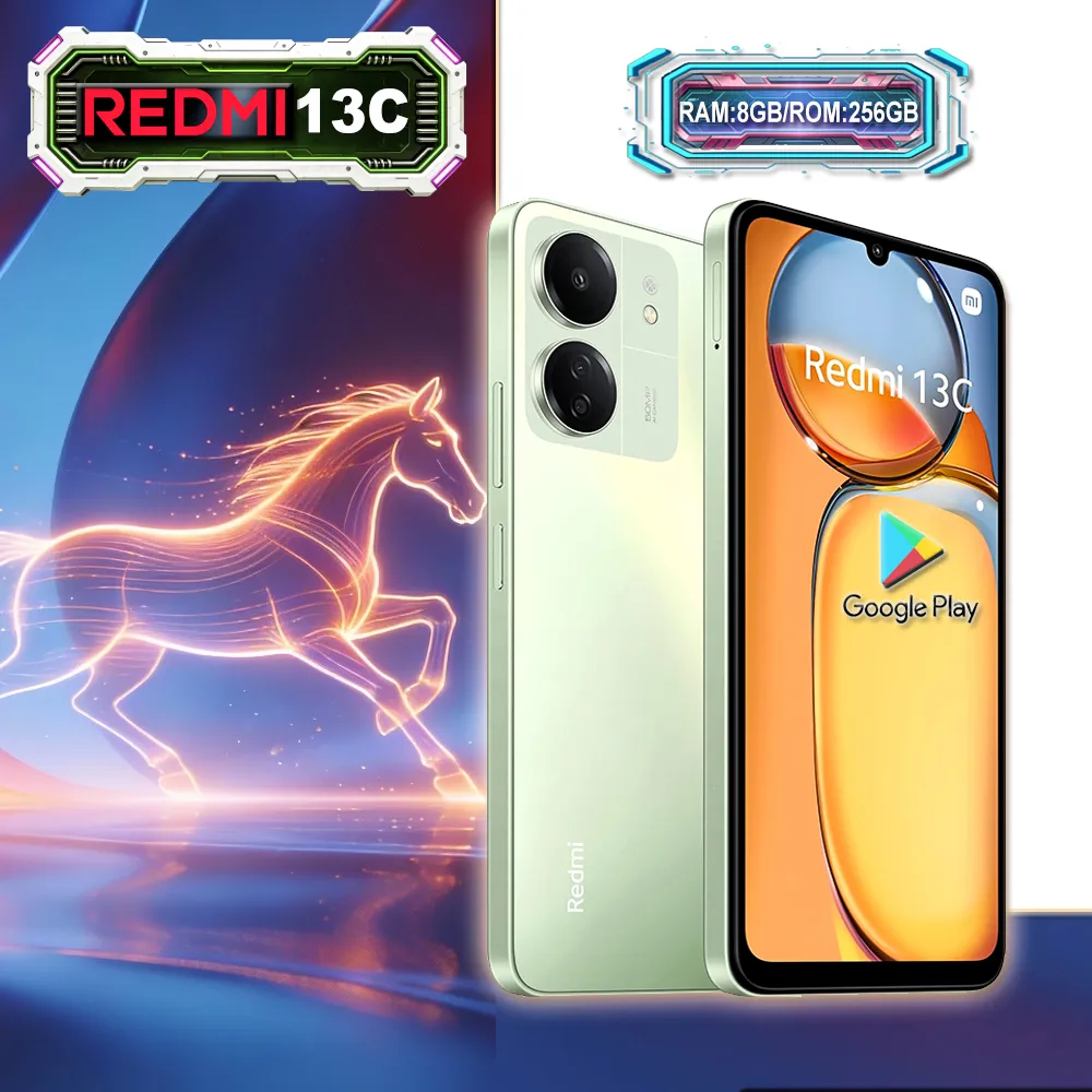 [EU/US/UK specifications] Xiaomi Redmi 13c 4G 6.74-inch Stylish and lightweight smartphone RAM: 8GB/ROM: 256GB - Imagen 1