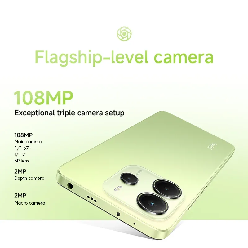 【Brand+】Global Version Xiaomi Redmi Note 14 MediaTek Helio G99-Ultra 108MP AI 5500mAh 6.67" AMOLED 120Hz Display - Imagen 5