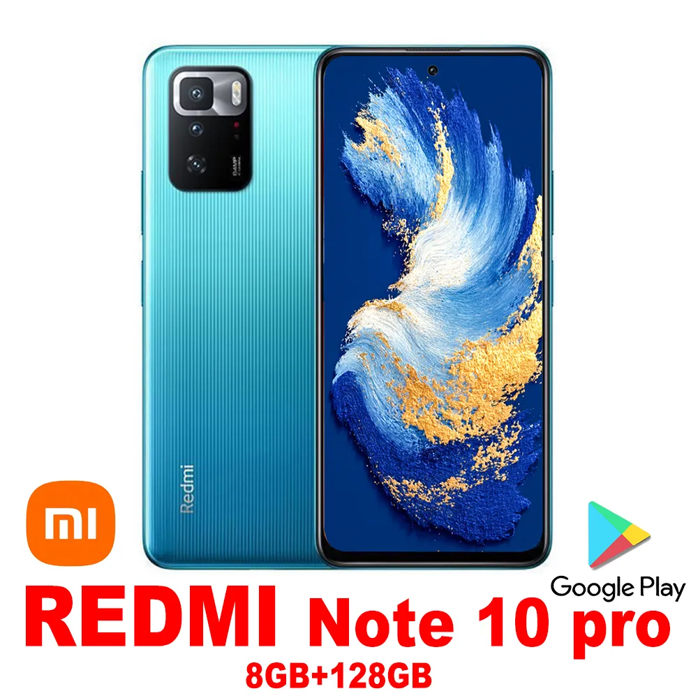 XIAOMI Redmi Note 10 pro 2400x1080 resolution 8GB +128GB fashion smart phone NFC - Imagen 3