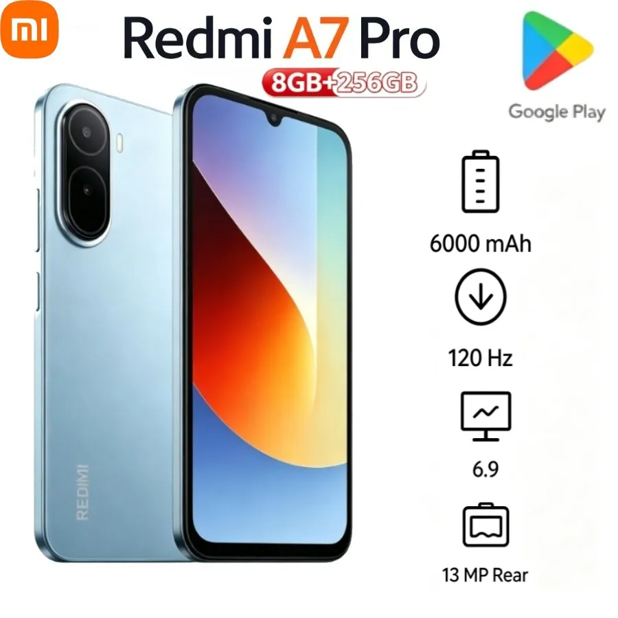 xiaomi Redmi A7pro 6.9" Smartphone  6000mAh Battery 13MP Dual Camera Large Screen Mobile Phone Global Version 2026 Latest - Imagen 2