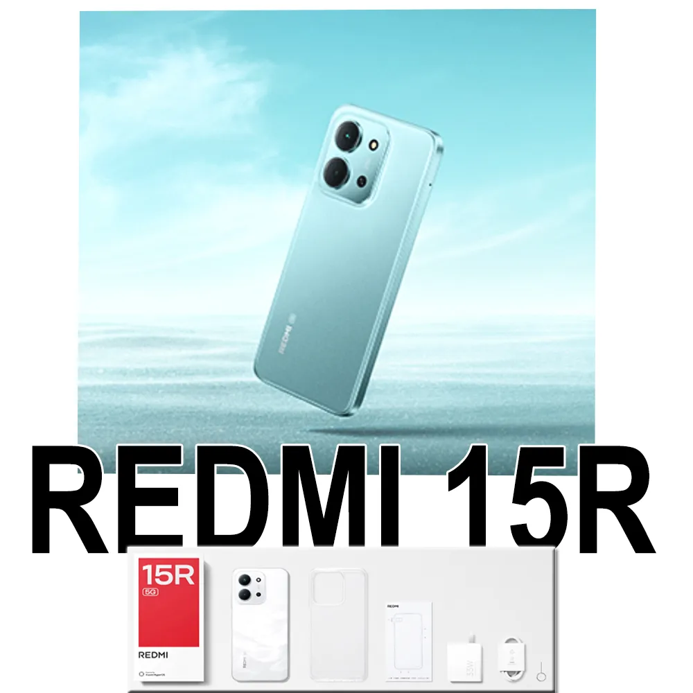 XIAOMI/REDMI 15R original smart phone fashion ultra-thin 8GB+256GBn memory/6000mAh large battery Mediatek DNT 6300 system - Imagen 6