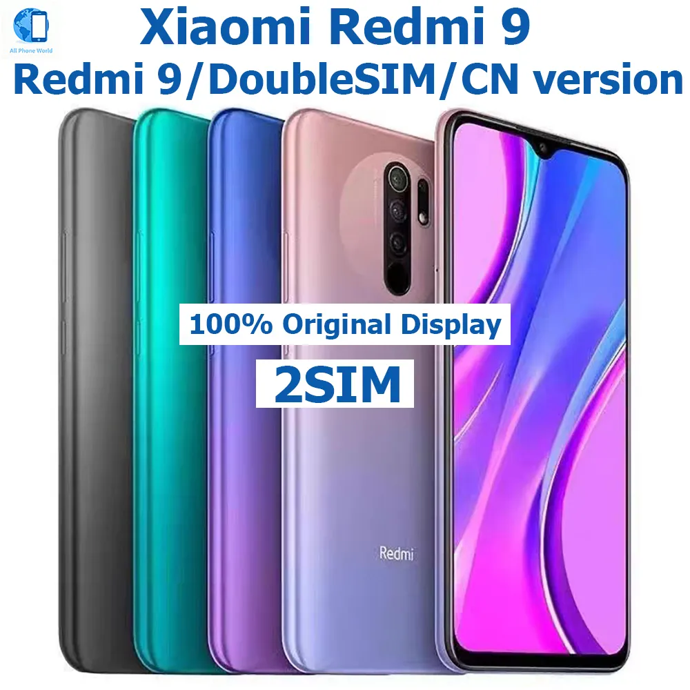 Xiaomi Redmi 9 Smart Android Phone 6.53 Inches 2340 * 1080 Redmi Smart Phone 13MP Quad Camera 5020mAh Fingerprint OriginalUnlock - Imagen 1