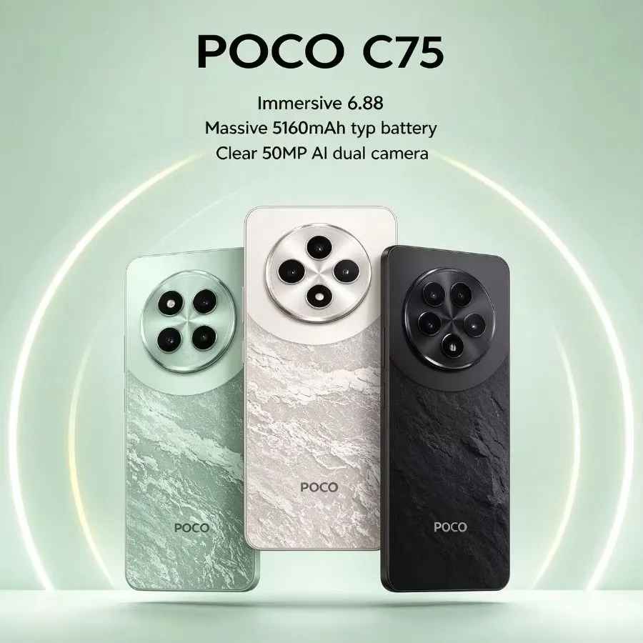 2026 NEW POCO C75 Factory Unlocked Smartphone Global Version 8GB RAM 256GB ROM 6.88 Inch 120Hz High Refresh Rate HD Display - Imagen 2