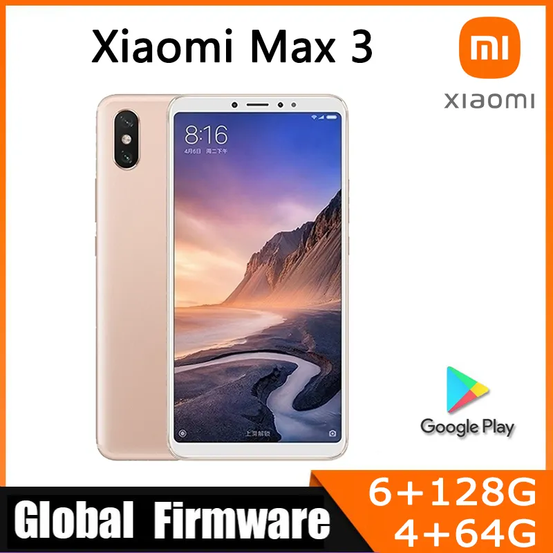 Smartphone Xiaomi Mi Max 3 Global firmware Snapdragon636 Back Fingerprint 6.9 inch 12MP Bluetooth 5.0 Android Smartphone - Imagen 1