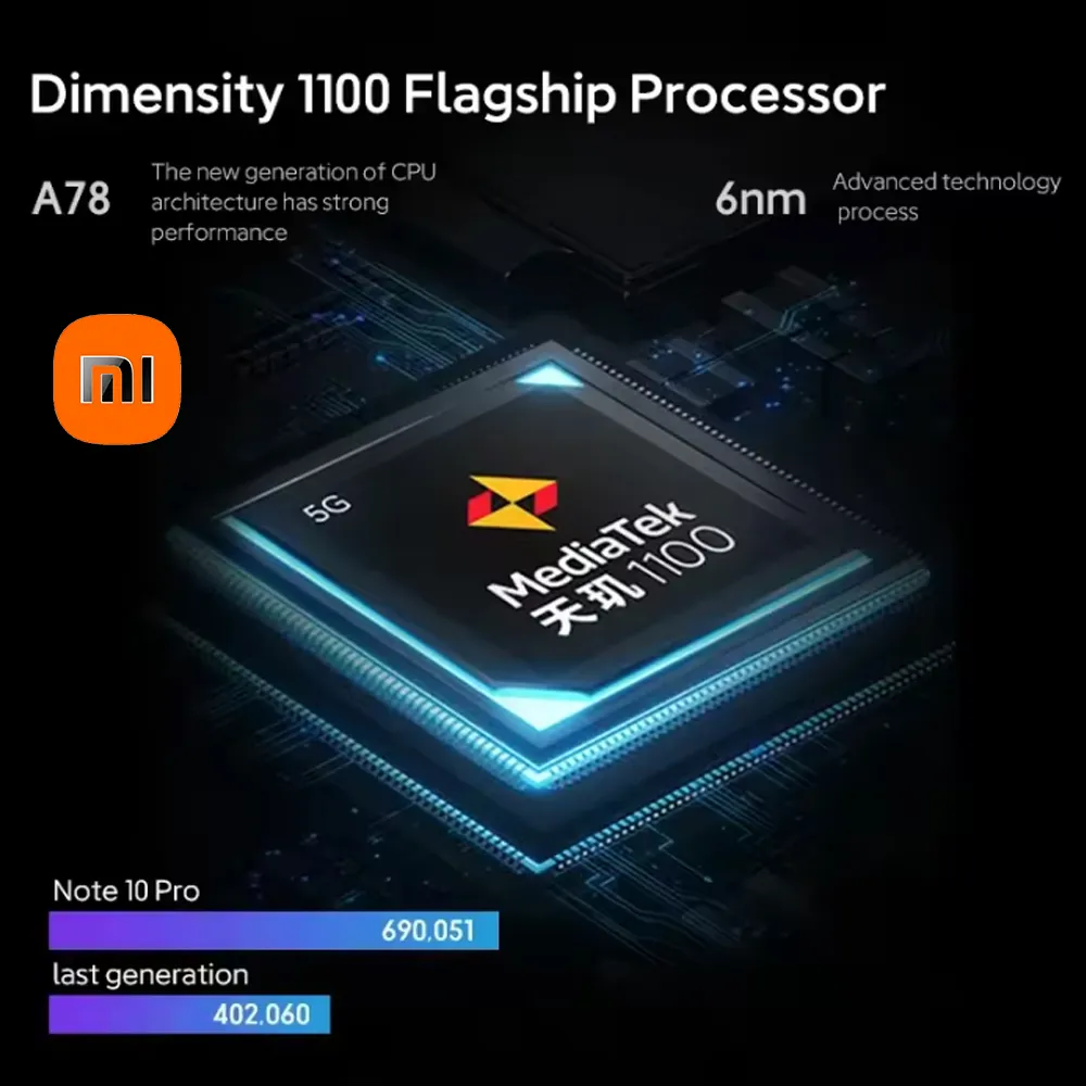 XIAOMI Redmi Note 10 pro 2400x1080 resolution 64 million rear camera 16 million front camera 8GB +128GB fashion smart phone 5G - Imagen 4