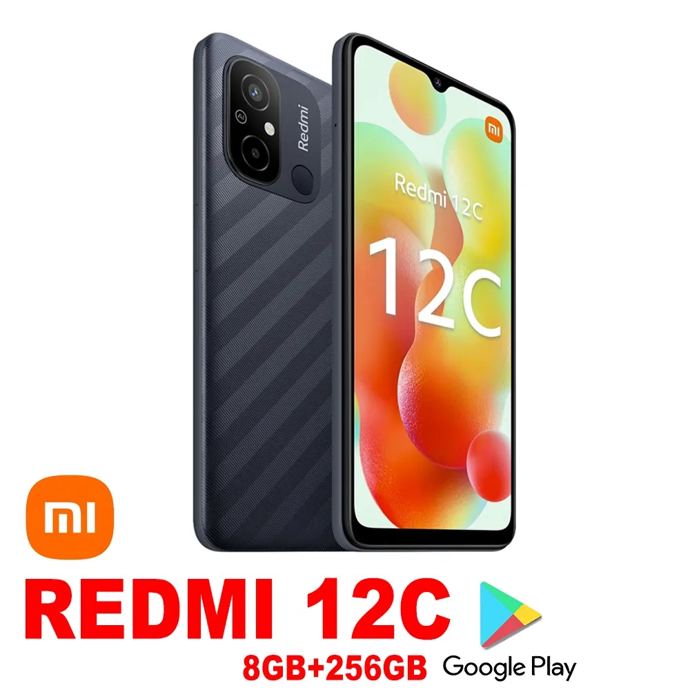 Original Xiaomi Redmi 12C 8GB 256GB 5000mAh High-capacity Battery Helio G85 Octa Core 50MP 6.71'' 4G Mobile Phone Global ROM - Imagen 1