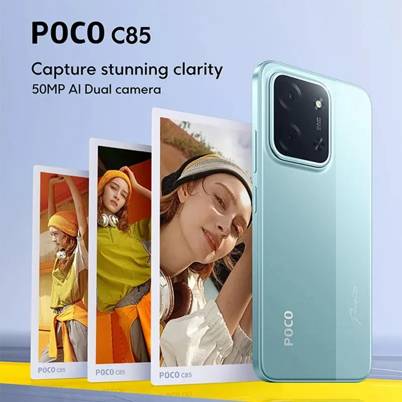 Xiaomi POCO C85 Smartphone FHD+ 90Hz Display 50MP Dual Camera 6000mAh Battery 33W Fast Charge Global Version gaming work phone - Imagen 3