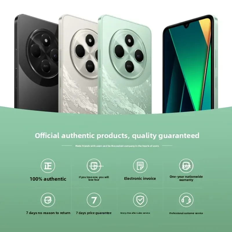 Redmi 14C Global Smartphone 5160mAh Big Battery 18W Fast Charge 6.88" 120Hz Screen 50MP Camera Android Device Mobile Phones - Imagen 6