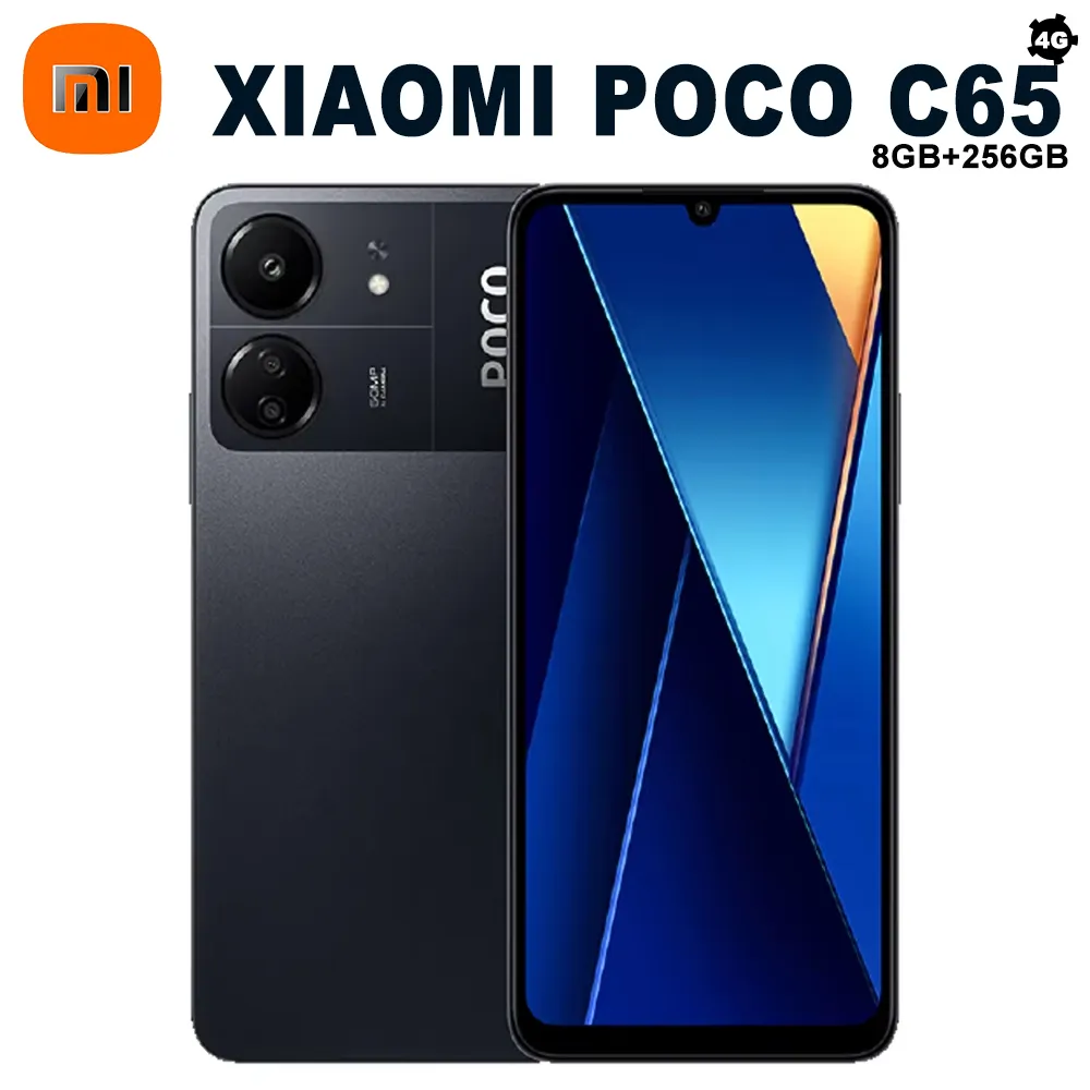 Xiaomi Poco C65 6.74-inch LCD Screen Helio G85 Processor 8 Million Front Camera Selfie Lens 8GB+256gb Memory 4G Camera Phone - Imagen 1