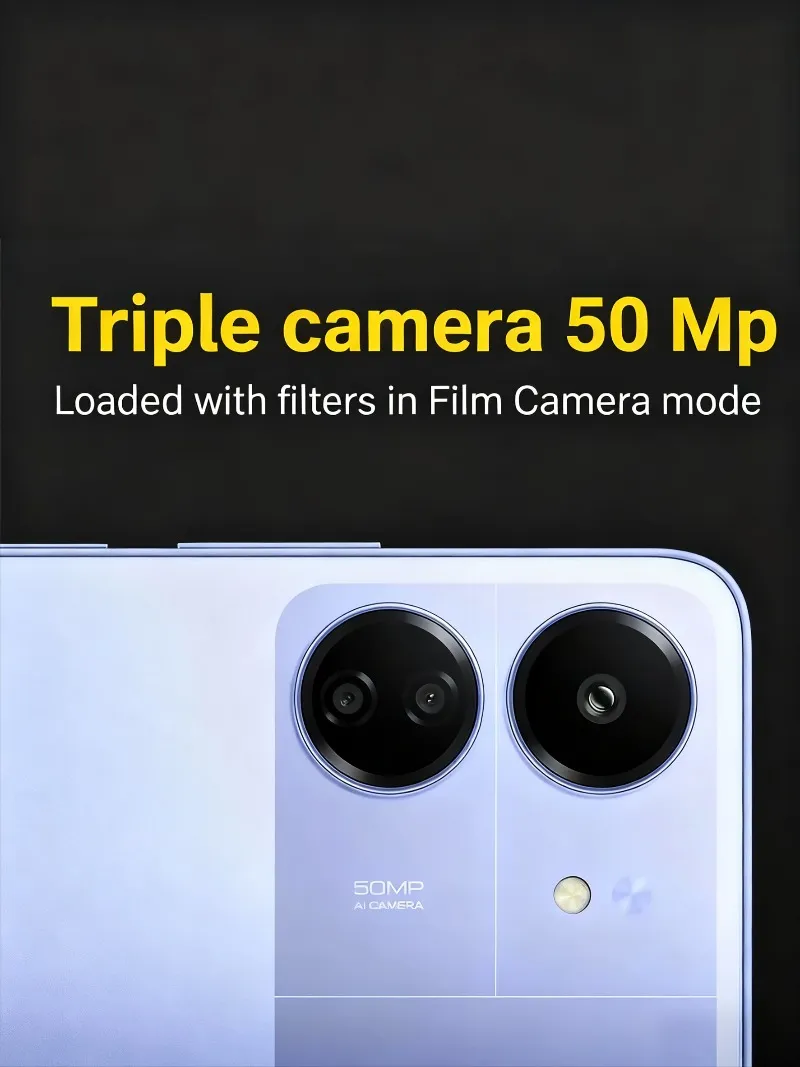 Xiaomi POCO C65 8GB+256GB Mobile Phone 90Hz Smooth Display 50MP Ultra-Clear Camera 5000mAh Battery NFC Dual SIM Mobile Phones - Imagen 2