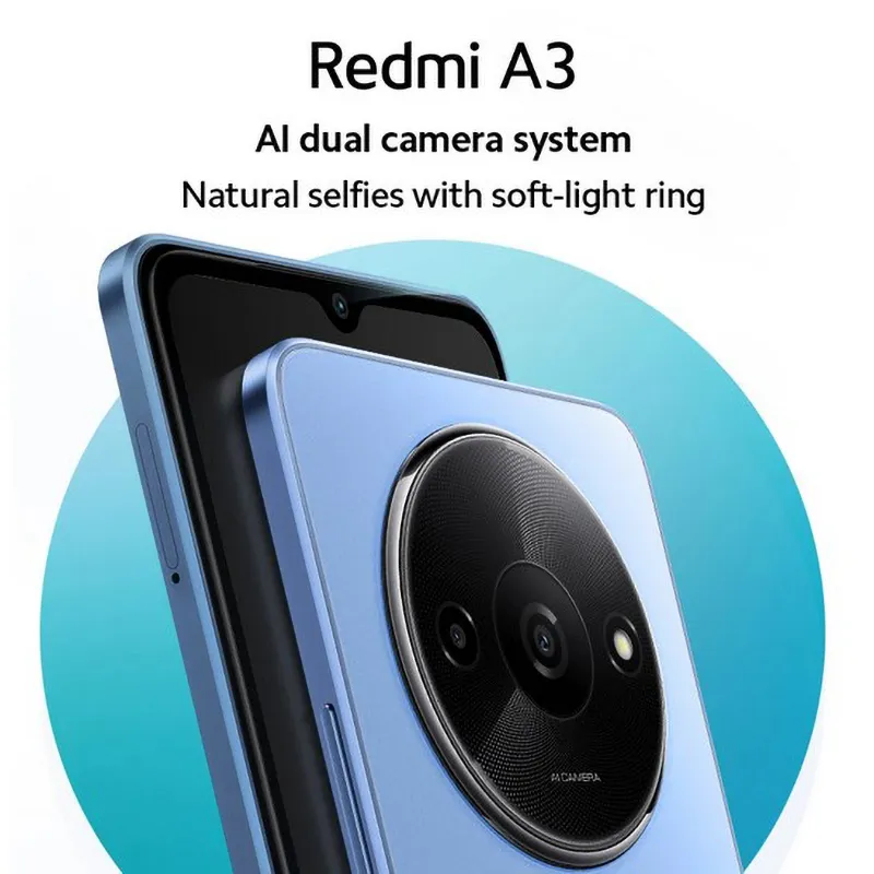 Xiaomi Redmi A3 Global Version Smartphone MediaTek Helio G36 5000mAh Battery 90Hz 6.71 "Dot Drop Display - Imagen 2