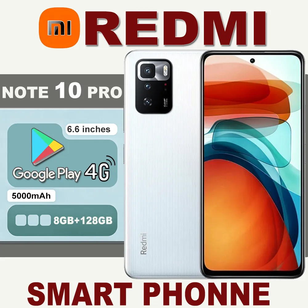[EU/US/UK specifications] Redmi Note 10 Pro 8GB+128GB 5000mAh 67W/NFC/GPSOriginal 4G Smartphone Xiaomi - Imagen 4