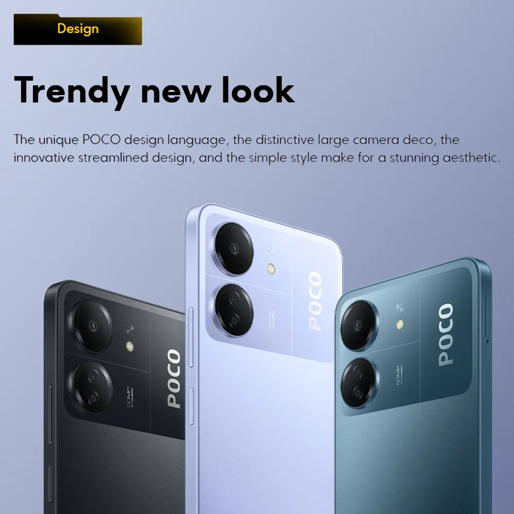 Xiaomi POCO C65 4G Unlocked Smartphone 6.74" 90Hz Screen 5000mAh 50MP Camera Helio G85 Dual SIM HyperOS Cell Phone Smartphone - Imagen 6