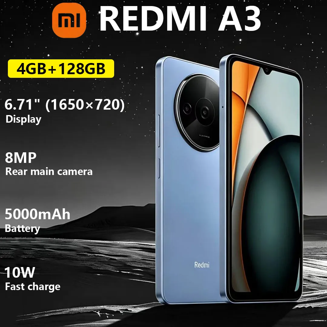 New Xiaomi Redmi A3 4G Smartphone 6.71-inch Display 5000mAh Large Battery 10W Wired Charging Thin and Light Body Mobile Phone - Imagen 5