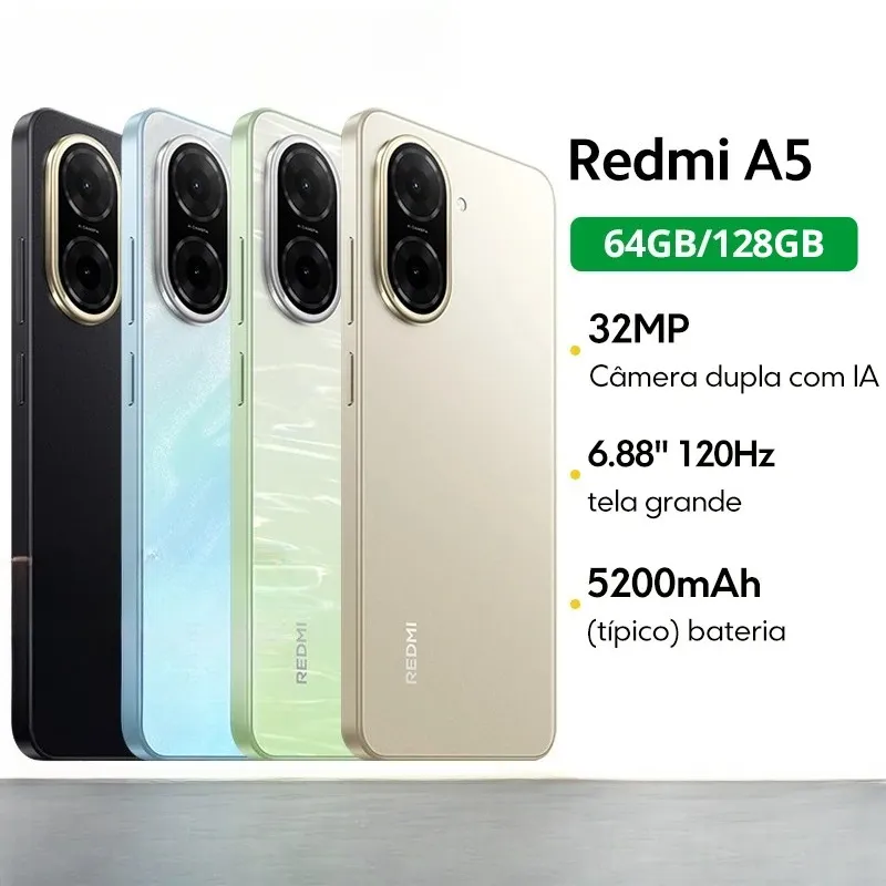 XIAOMI Redmi A5 Unisoc T7250 Processor 32MP Main Camera 6.88" Large Screen Supports 15W Fast Charging - Imagen 1