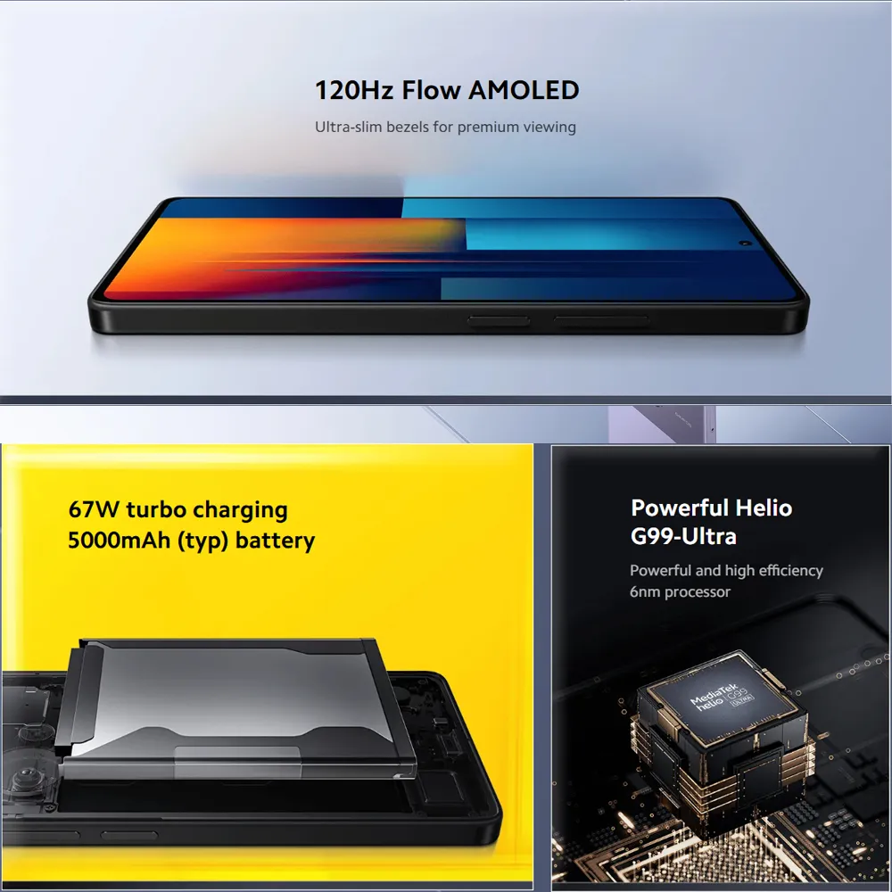 XIAOMI/POCO M6 Pro 4G smartphone 12GB+512GB large memory/5000mAh battery/64MP+8MP+2MP camera camera phone - Imagen 5