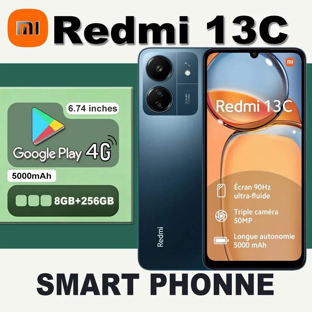 XIAOMI Redmi 13C smartphone supports 4G network NFC function, 6.74inches/8GB+256GB memory/ 5000mAh long standby phone - Imagen 6