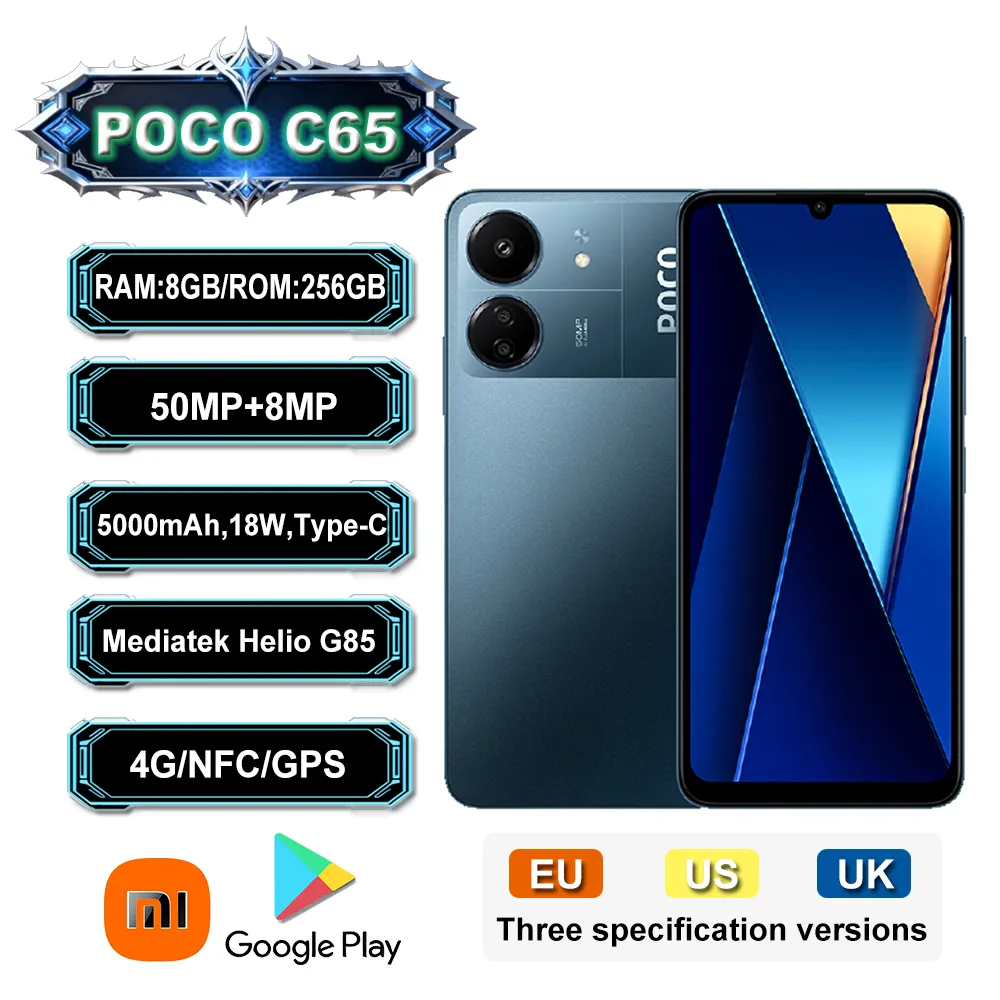 [EU/US/UK specifications] Xiaomi POCO series fashion camera phone RAM8GB/ROM256GB side fingerprint/facial recognition/GPS/NFC - Imagen 2