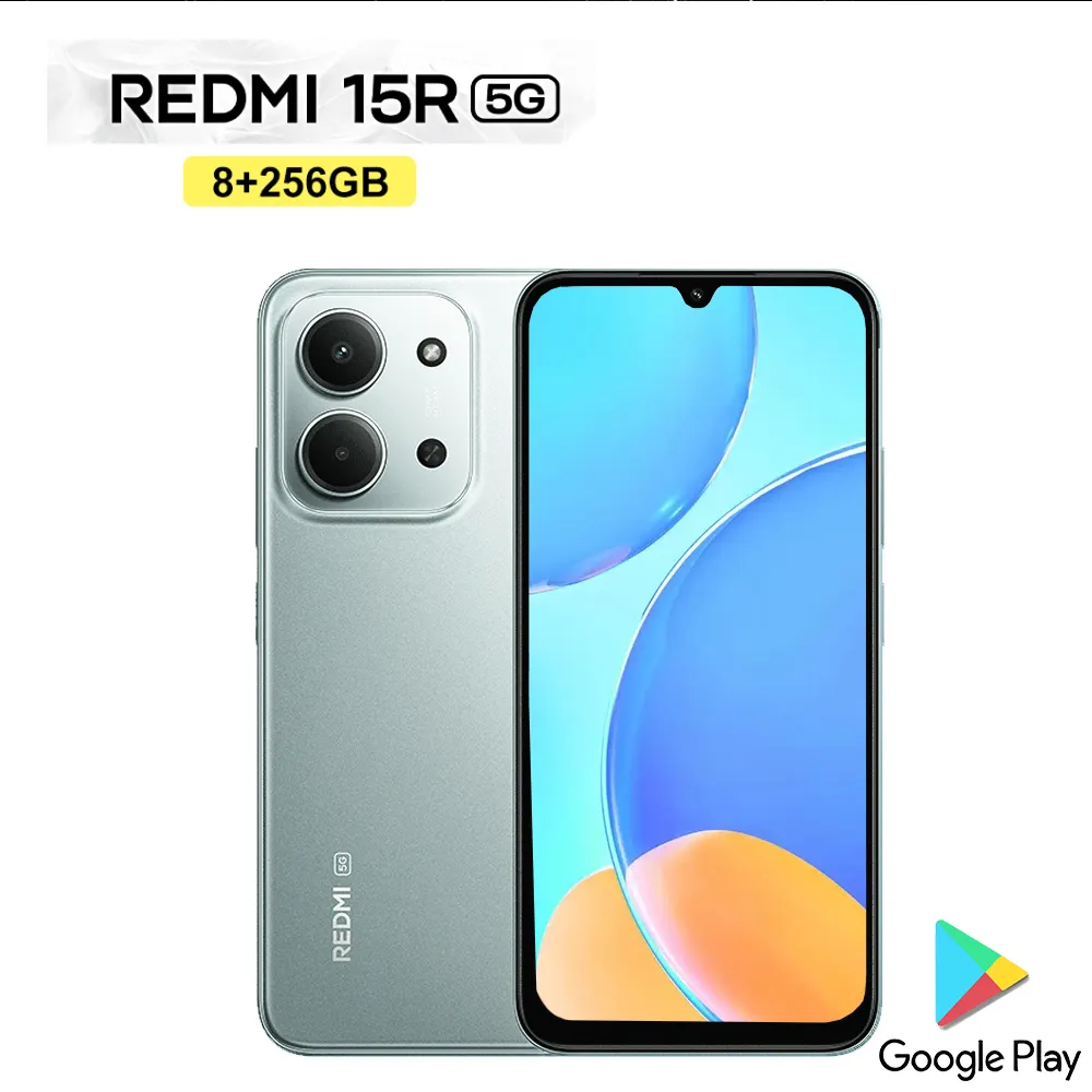 Xiaomi 8GB+256GB/6000mAh/REDMI 15R brand new smart fashion mobile phone supports 33W wired fast charging/IP64 waterproof - Imagen 1