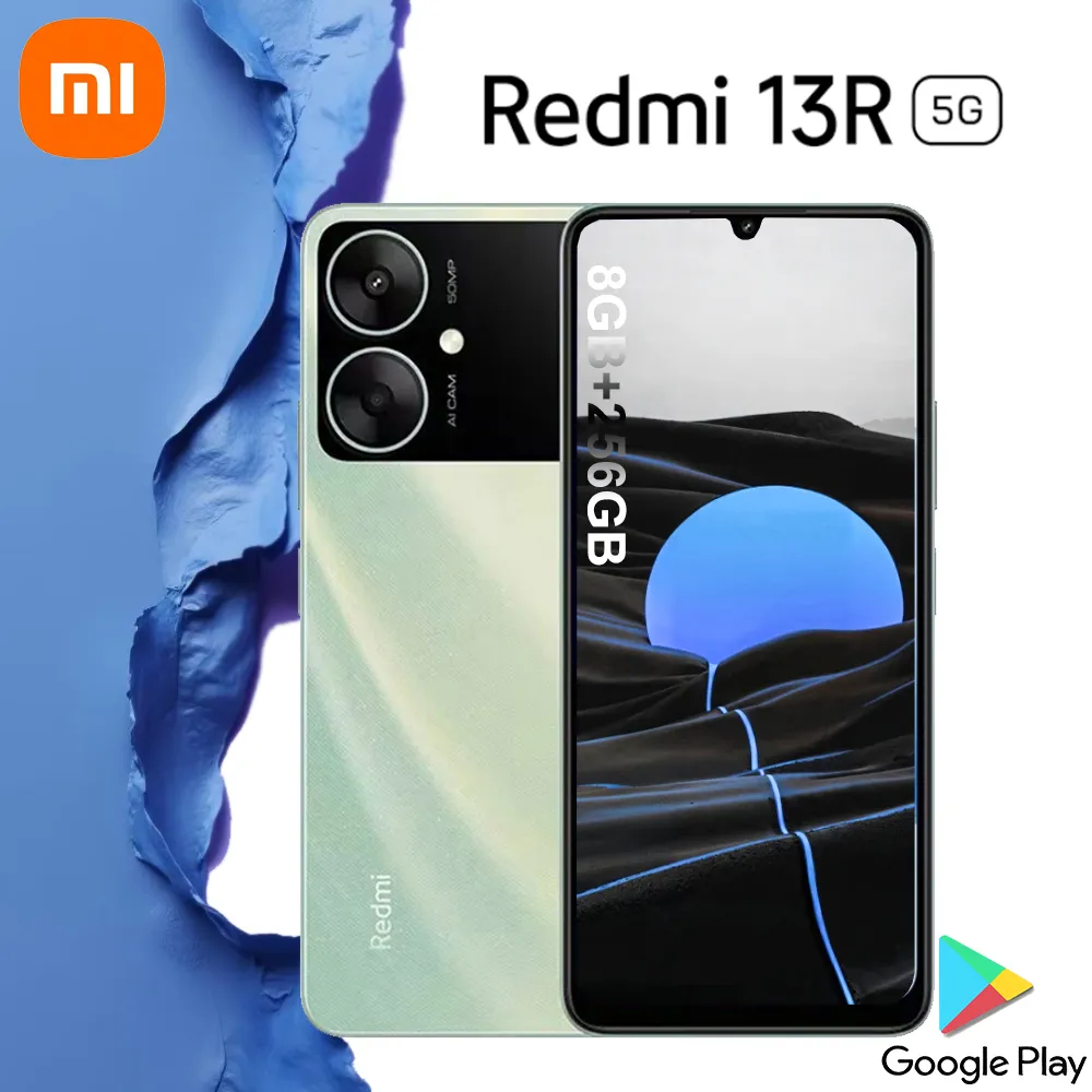 XIAOMI Redmi 13R 5G wired fast charging smartphone/8GB+256GB/5000mAh/50 million pixels camera support 1080P 30fps recording - Imagen 4