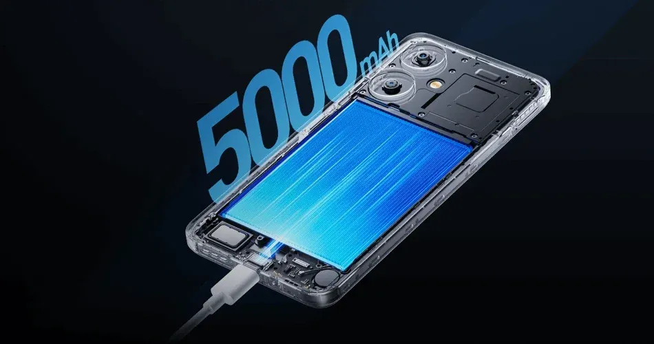 Global firmware 5000mAh Xiaomi Redmi 13C 5G  smartphone Dimensity 6100+ 6.74" ultra-large Display 50MP+5MP AI Camera  used phone - Imagen 4