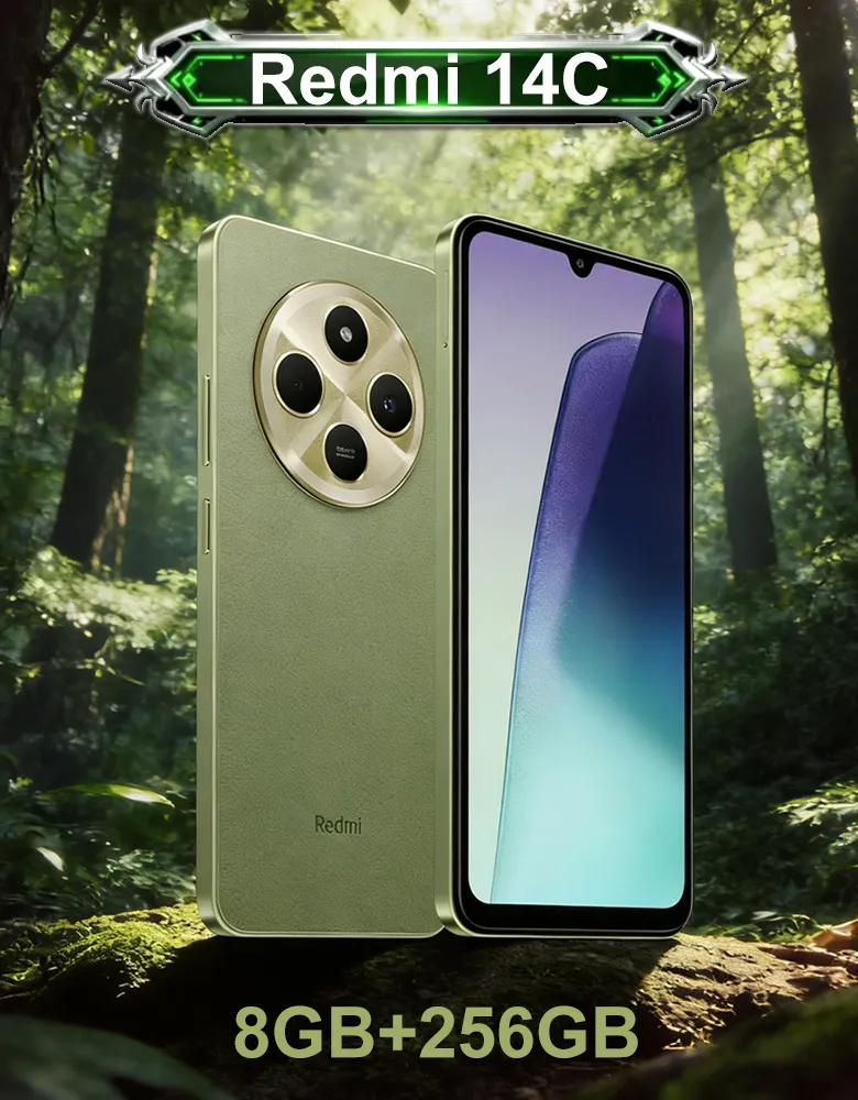 XIAOMI [EU/US/UK specifications] Redmi 14C 4G Fashion smart phone 8GB+256GB 5160mAh Type-C - Imagen 1