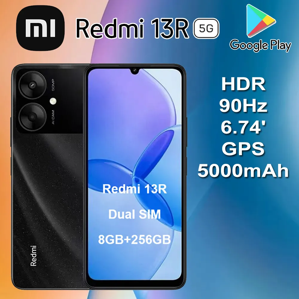XIAOMI Redmi 13R 5G 50 million pixel main camera phone supports 1080P 30fps recording/8GB+256GB/5000mAh/168.05×77.91×8.19mm - Imagen 2