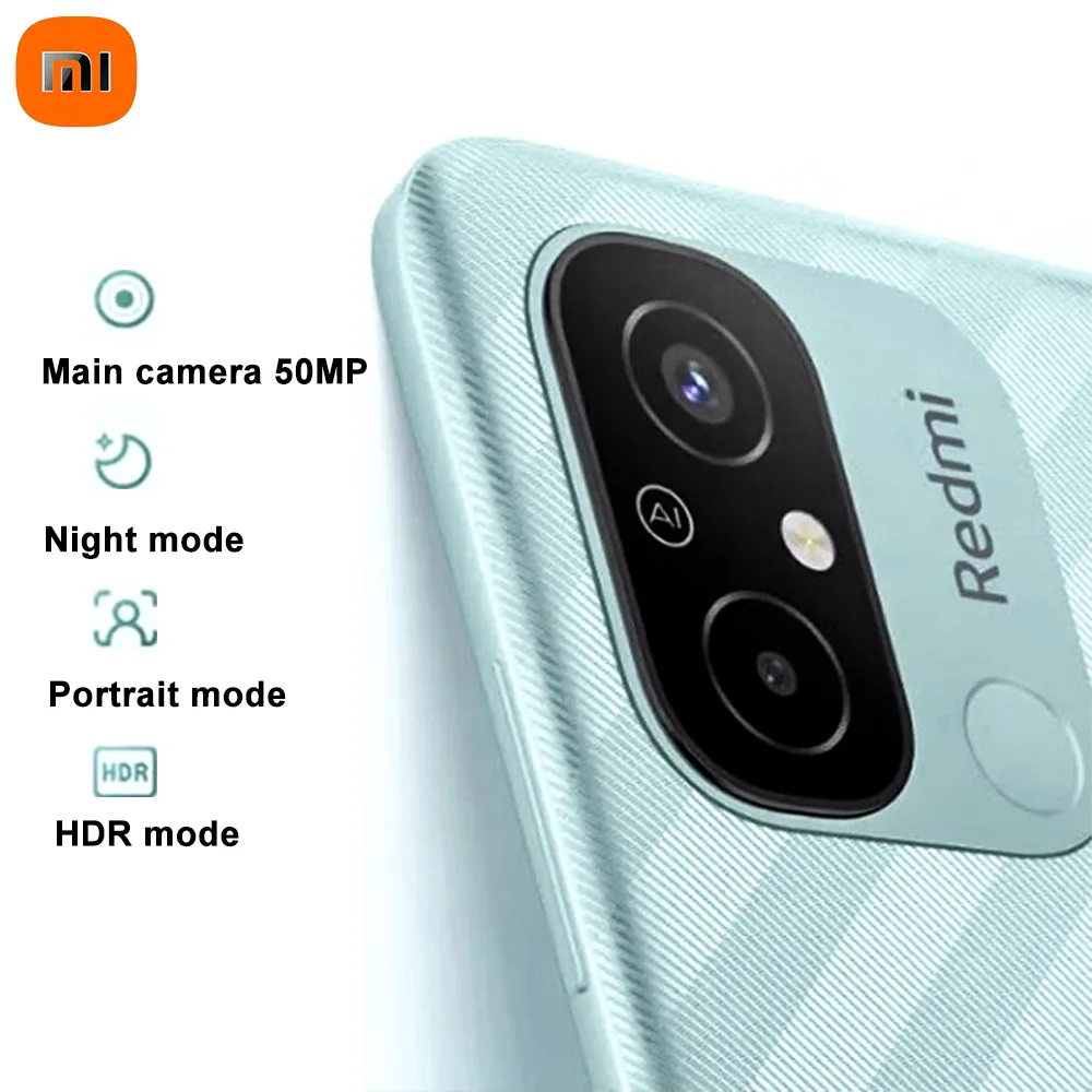 XIAOMI Redmi 12C original smart music phone 5000mAh battery capacity/8GB+256GB memory and storage/support back fingerprint - Imagen 3