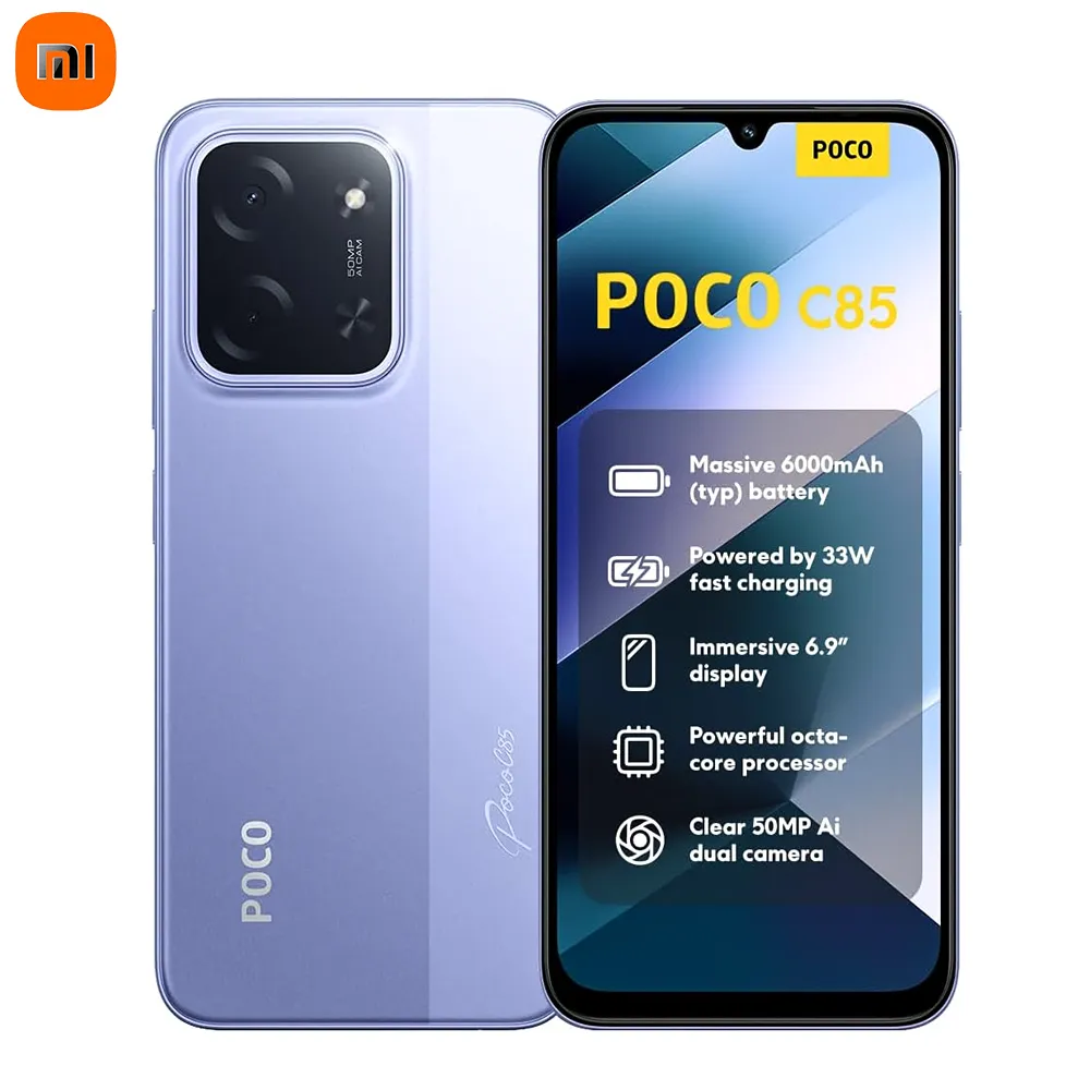 XIAOMI POCO C85 fashion smartphone 8GB+256GB/6000mah battery capacity/side fingerprint/facial recognition/GPS/NFC - Imagen 3